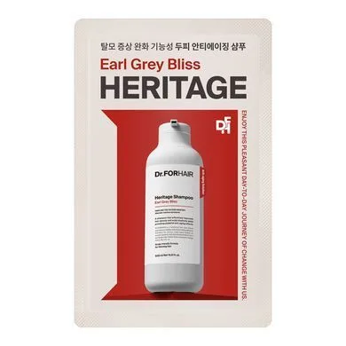 Dr.Forhair Heritage Shampoo Earl Grey Bliss – шампунь для ослабленої шкіри голови та тонкого волосся 10 мл