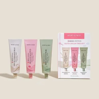 Mary&May Seoul Edition Hand Cream Trio Set – набір із трьох кремів для рук (3х50 мл)