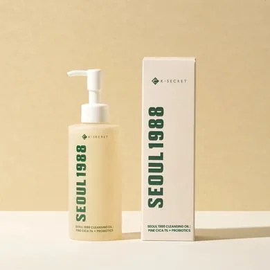 KSECRET SEOUL 1988 Cleansing Oil : Pine Cica 1% + Probiotics – гідрофільна олія з сосною, центеллою та пробіотиками