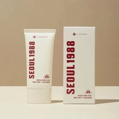 KSECRET SEOUL 1988 Sun : Pine Tree + Ceramide – сонцезахисний крем з екстрактом сосни і керамідами SPF50+ PA++++
