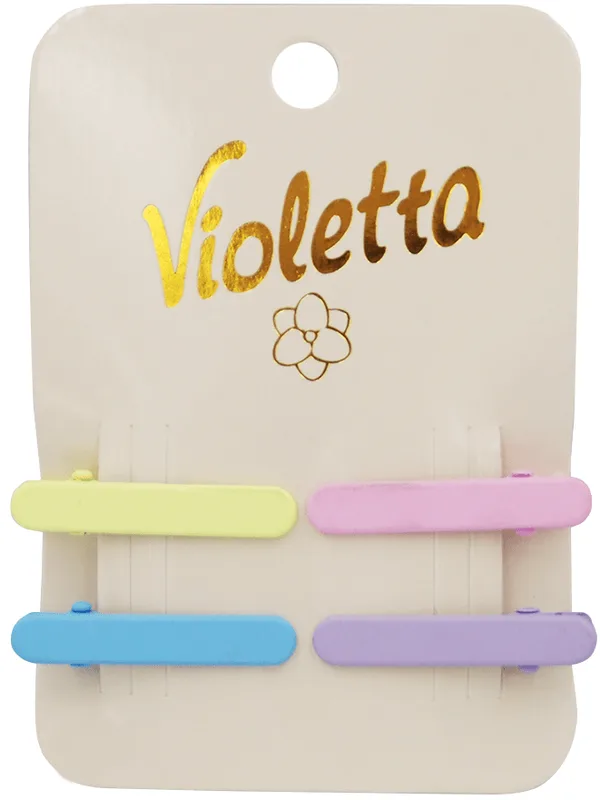 Затиски для волосся Violetta колір в асортименті (CH-SM-23-391) 4 шт.