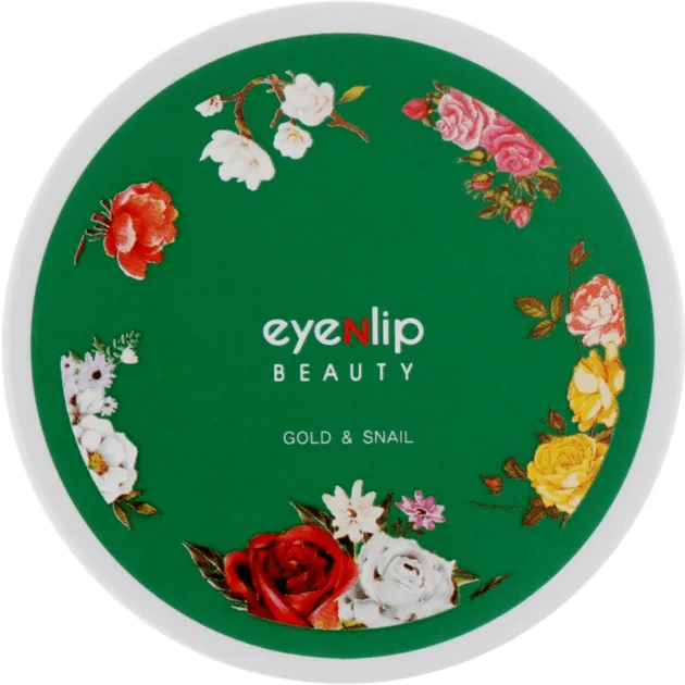 Патчі під очі Eyenlip Gold & Snail гідрогелеві із золотом та муцином 87 г х 60 шт.
