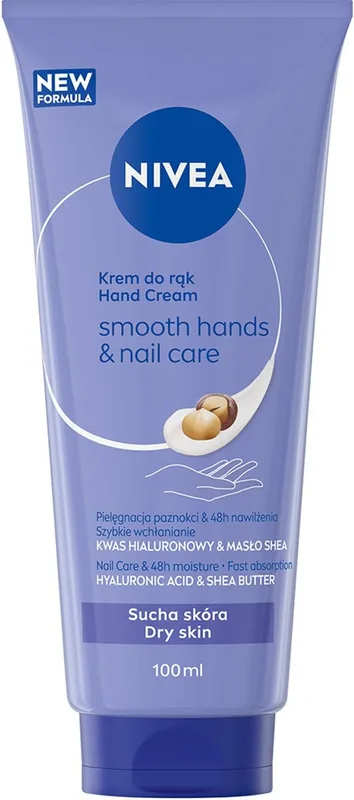 Крем для рук NIVEA Гладенькі руки і догляд за нігтями 100 мл