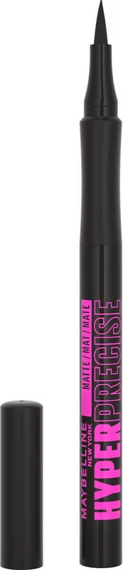 Підводка-фломастер для очей Maybelline Hyper Precise матовий чорний 1 мл