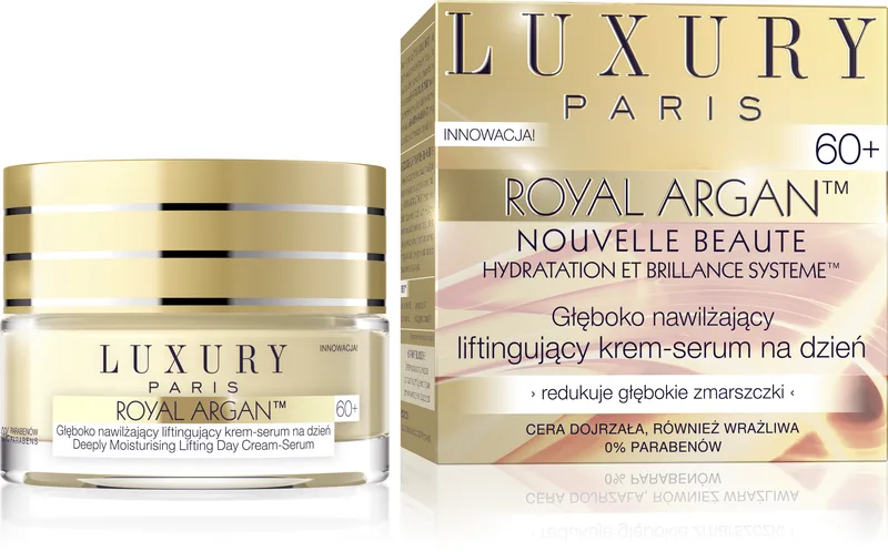 Крем-сироватка для обличчя Luxury Paris Royal Argan ліфтинг нічний 60+ 50 мл