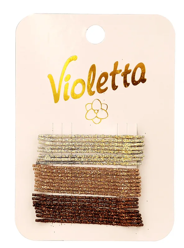 Невидимки для волосся Violetta col. артикул (CH-SM-23-289) 24 шт.
