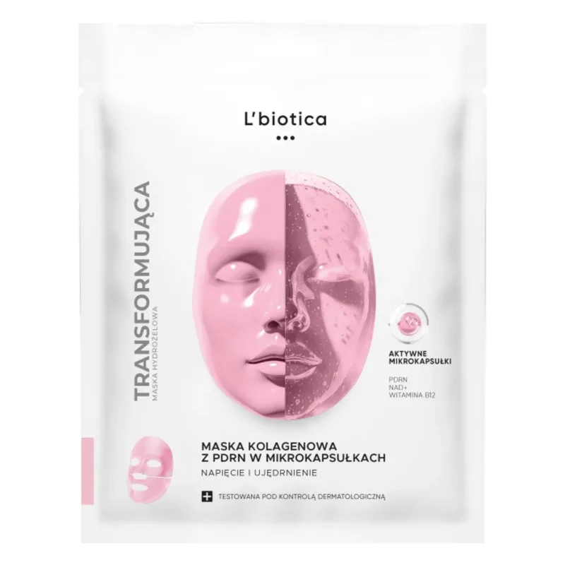 L'biotica колагенова маска для обличчя з PDRN у мікрокапсулах 1 шт.