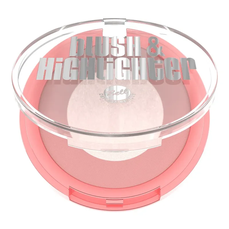 Bell Blush & Highlighter освітлювальні рум'яна для обличчя 01 Rose Light 9 г
