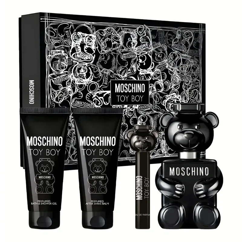 Moschino Toy Boy парфумована вода у спреї 100 мл + 10 мл + бальзам після гоління 100 мл + гель для душу 100 мл