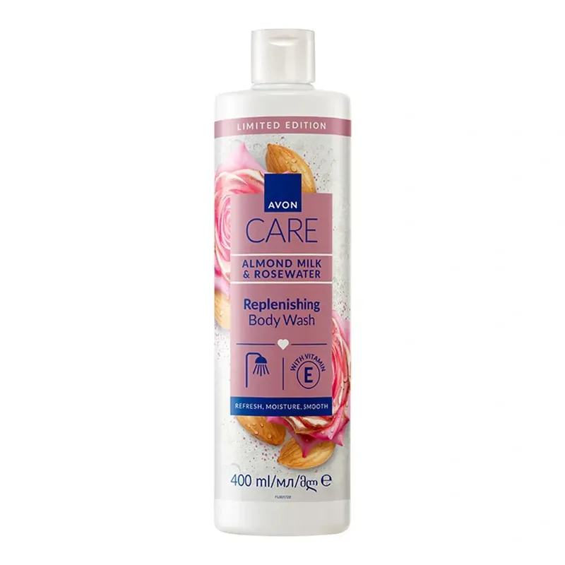 Avon Care живильний гель для душу Almond Milk & Rosewater 400 мл