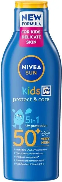Дитячий сонцезахисний лосьйон NIVEA SUN Kids Захист та догляд SPF 50+