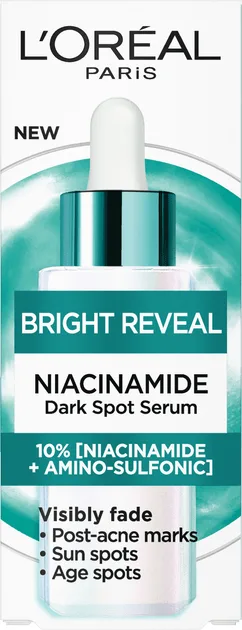 L`Oreal Bright Reveal сироватка для обличчя проти пігментних плям із ніацинамідом 30 мл