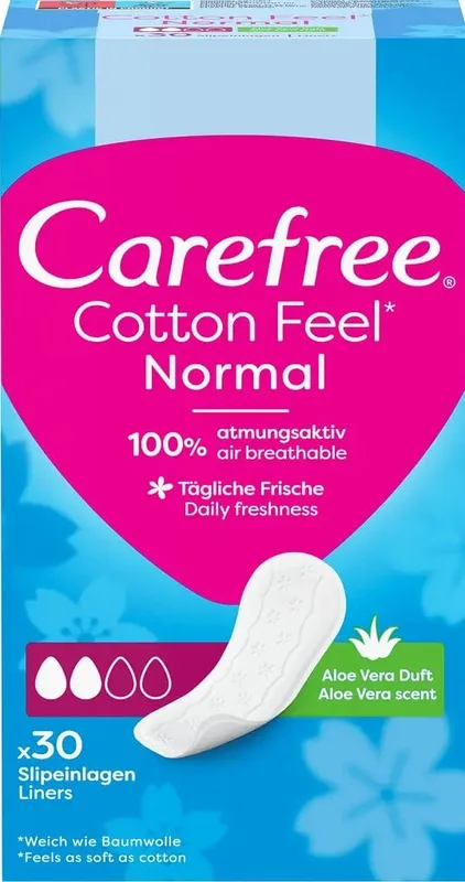 Прокладки щоденні Carefree Transpirable Aloe 30 шт.