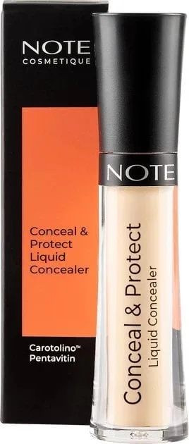 Рідкий консилер Note Conceal & Protect Liquid 01 Light Sand 4.5 мл