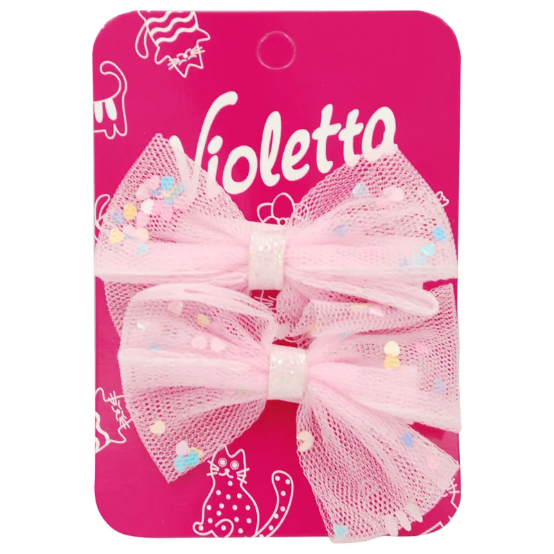Затиски-бантики для волосся Violetta дитячі 2 шт.