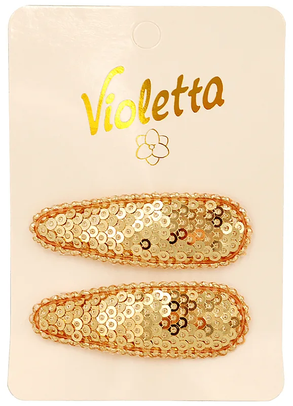 Заколки-хлопавки для волосся Violetta col. арт. (CH-WNT-24-81) 2 шт.