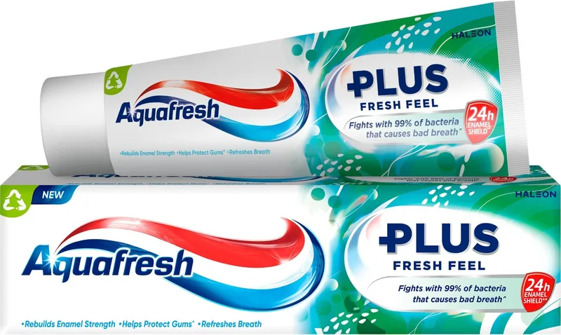 Зубна паста Aquafresh Plus Fresh Feel Відчутна свіжість 75 мл