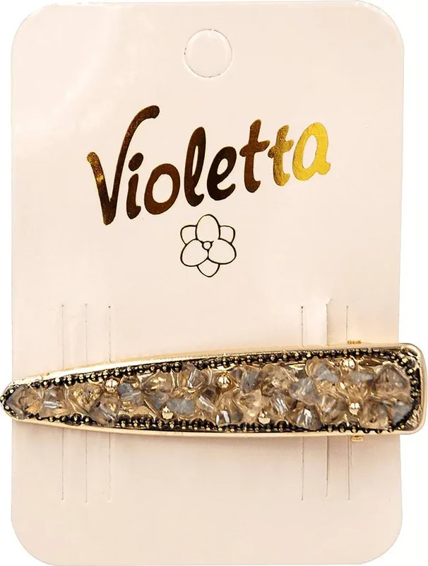 Затиск для волосся Violetta (CH-WNT-24-139) 1 шт (колір в асортименті)