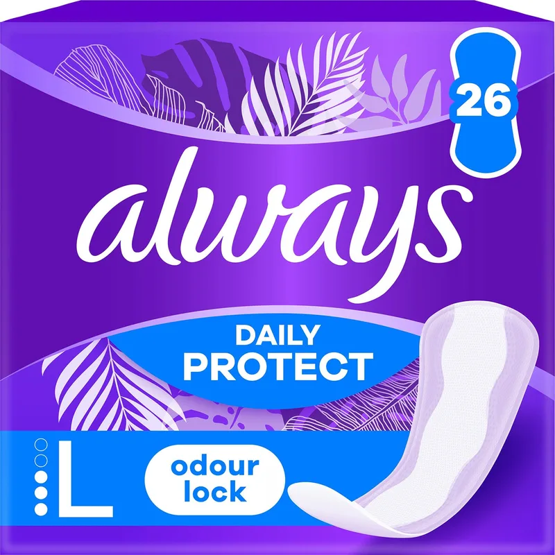 Прокладки щоденні Always Daily Protect Long Нейтралізація запаху 26 шт.