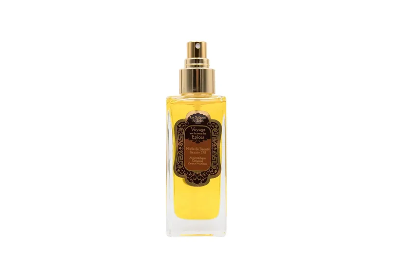 Масло для тіла та волосся з ароматом амбри, ванілі та пачулі LA SULTANE DE SABA Beauty Oil Ayurvedique 200 мл