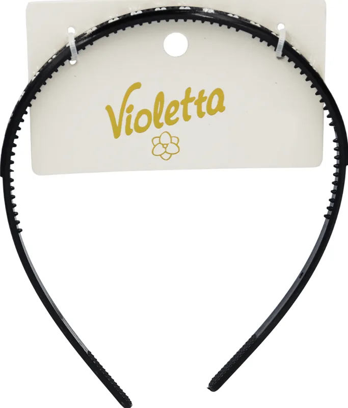 Обідок для волосся Violetta зі стразами (CH-WNT-24-57) 1 шт