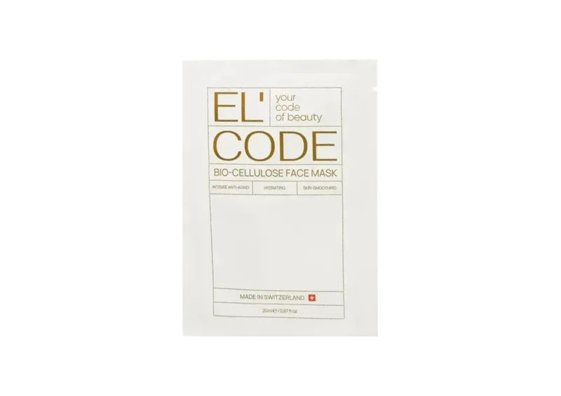 Антивікова біоцелюлозна маска для обличчя EL’CODE Bio-Cellulose Face Mask 1 шт
