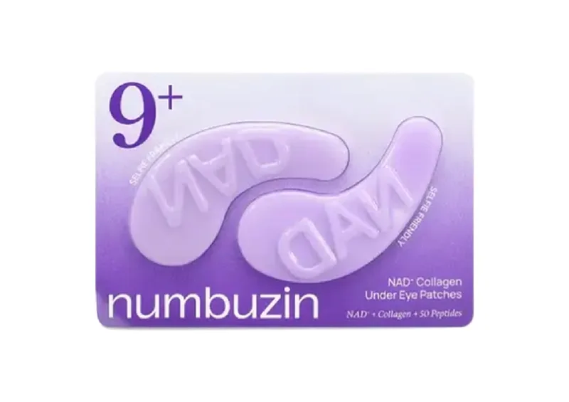 Гідрогелеві ліфтинг-патчі з коензимом NAD - NUMBUZIN No.9 NAD+ Collagen Under Eye Patches, 1 шт