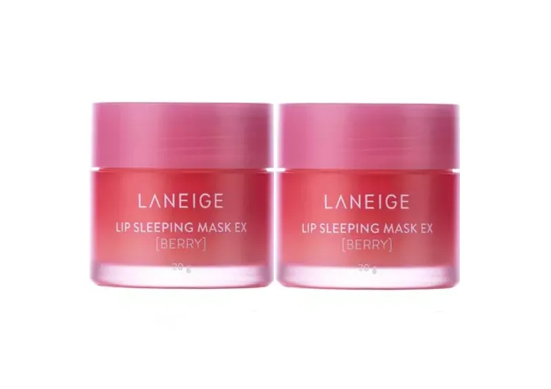 Набір відновлювальних масок для губ LANEIGE Lip Sleeping Mask Berry
