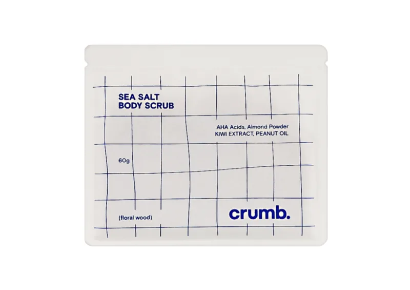 Сольовий скраб для тіла з AHA-кислотами CRUMB Floral Wood 1 саше х 60 г