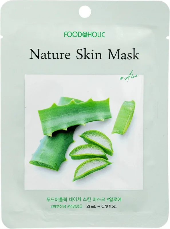 Маска тканинна для обличчя Foodaholic Nature Skin з алое 23 мл