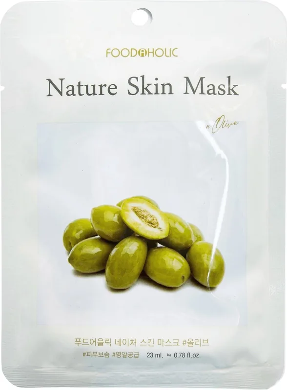 Маска тканинна для обличчя Foodaholic Nature Skin з оливою 23 мл