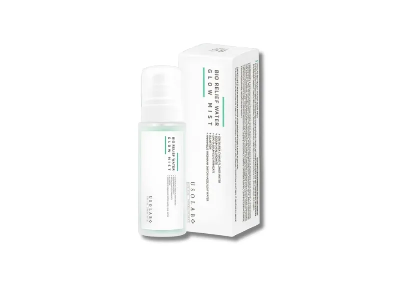Заспокійливий, освіжаючий та гідратуючий міст USOLAB Bio Relief Water Glow Mist для чутливої та подразненої шкіри 100 мл