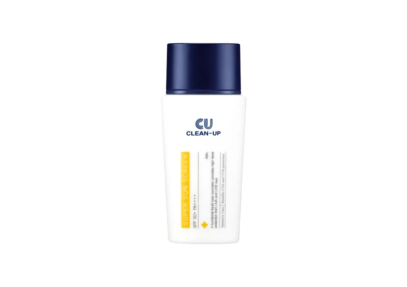 Сонцезахисний флюїд з мінеральними та органічними фільтрами CU SKIN Clean-up Super Sun Screen Spf 50+ Pa++++ 50 мл