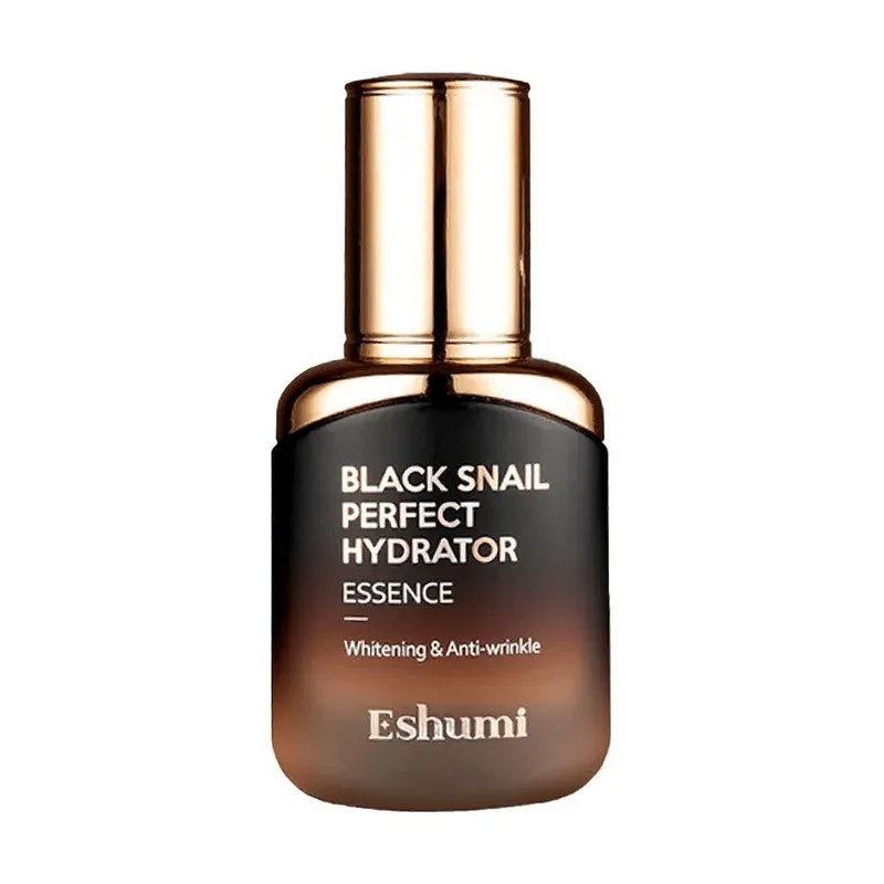 Сироватка для обличчя Eshumi омлоджувальна з муцином чорного равлика Black Snail Perfect Hydrator, 35мл
