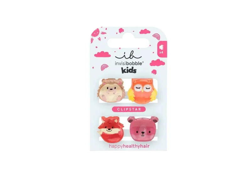 Набір заколок для волосся INVISIBOBBLE Clipstar Kids Clever Classmates 4 шт
