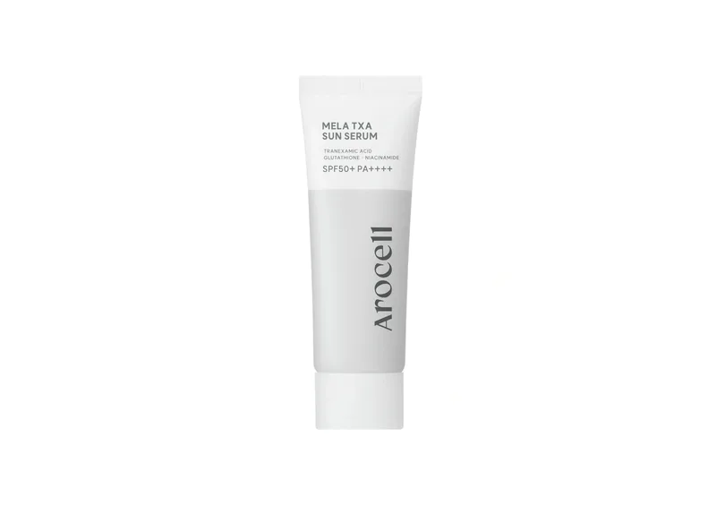 Сонцезахисна сироватка з транексамовою кислотою AROCELL Mela TXA Sun Serum SPF50+ PA++++ 40 мл