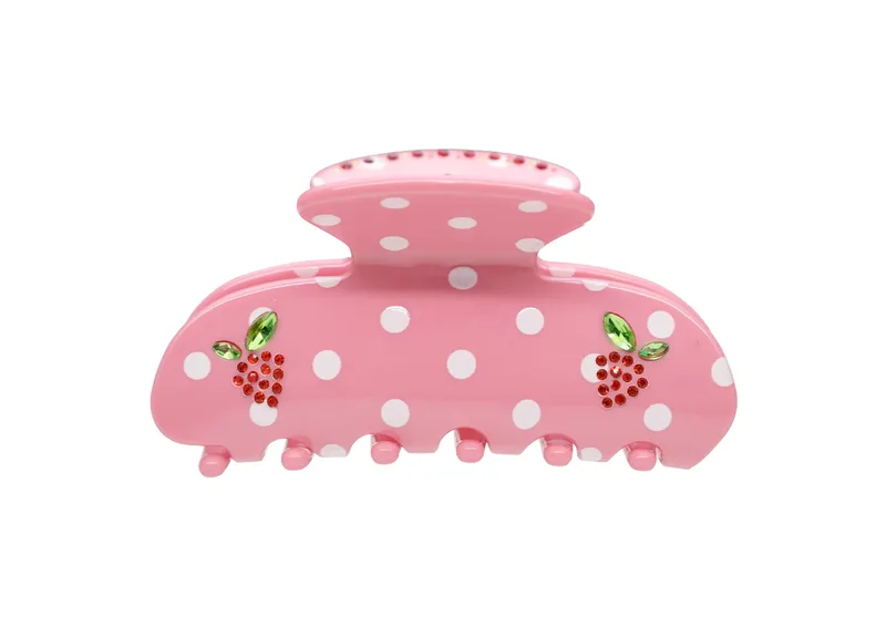 Крабик для волосся EMI JAY Sweetheart Clip in Lychee Berry Dot