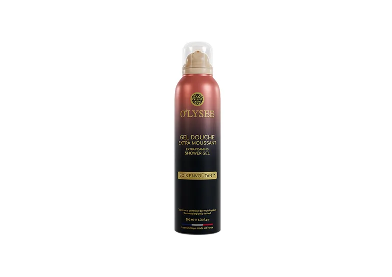 Гель-піна для душу з деревним ароматом O’LYSEE Extra Foaming Shower Gel Bois Envoutant