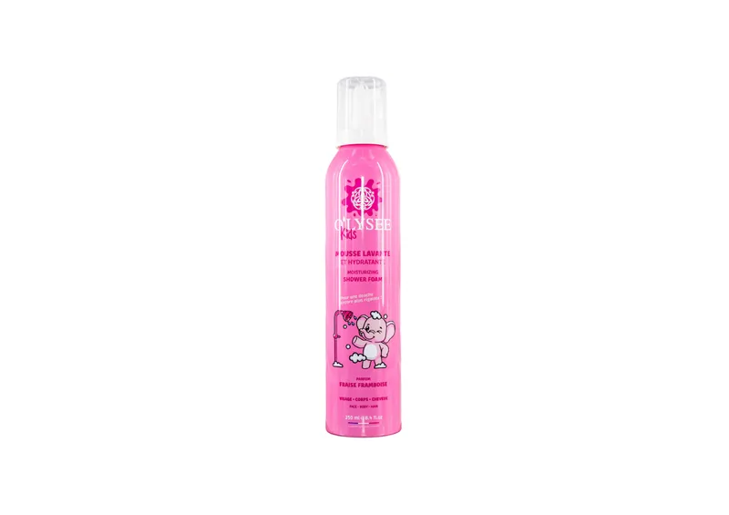 Дитяча крем-пінка для купання 3 в 1 з ароматом полуниці та малини O’LYSEE Whipped Shower Foam Strawberry & Raspberry 250 мл