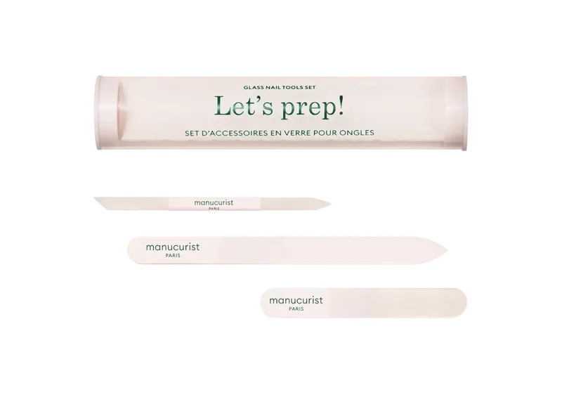 Набір аксесуарів для нігтів MANUCURIST Trio Glass Naip Preparation