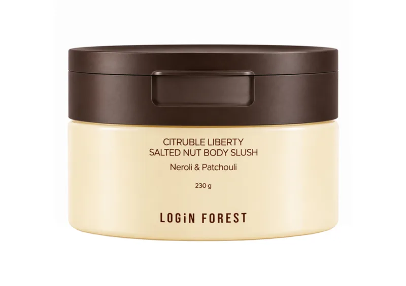 Сольовий скраб для тіла з ароматом неролі та пачулі LOGIN FOREST Citruble Liberty Salted Nut Body Slush 230 г