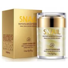 Крем для обличчя з муцином равлика зволоження і ліфтинг ONESPRING Snail Cream Repair&Brightening (60мл)