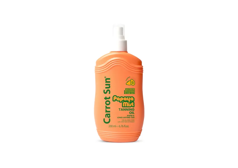 Олія для засмаги CARROT SUN Tanning Oil Papaya Mist 200 мл