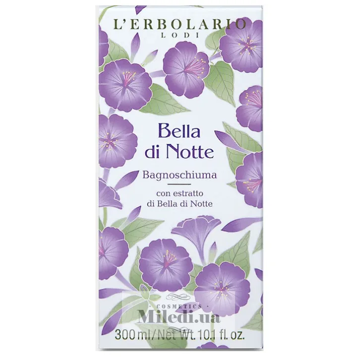 Гель для душу Піна для ванни Диво Перу L'Erbolario Bagnoschiuma Bella di Notte 300 мл