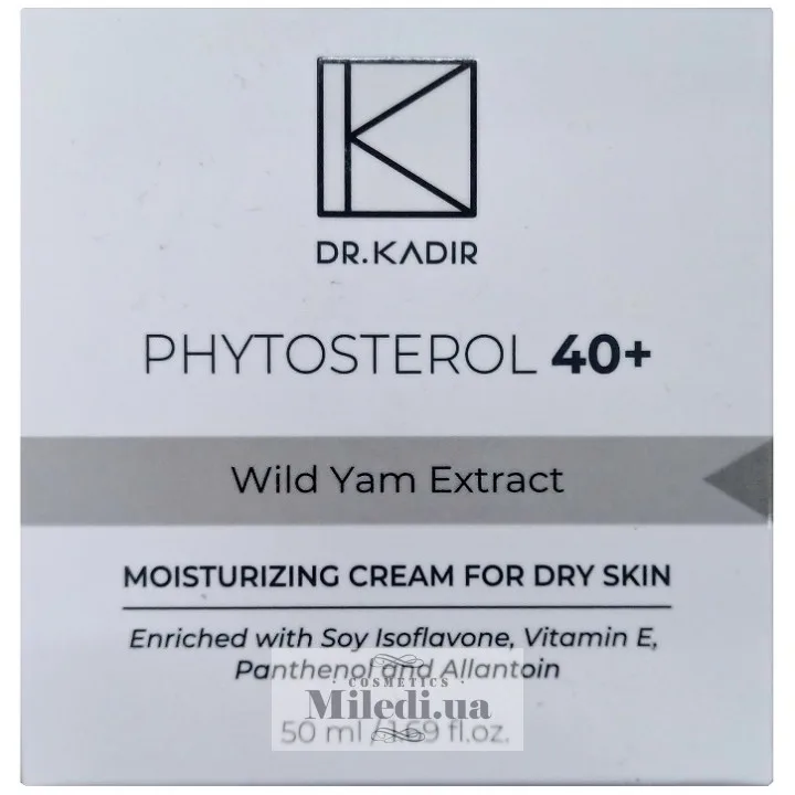 Зволожуючий крем для сухої шкіри Dr. Kadir Phytosterol 40+ Moisturizing Cream For Dry Skin