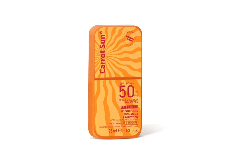 Сонцезахисний крем для обличчя CARROT SUN Broad Spectrum Sunscreen SPF 50+ 75 мл