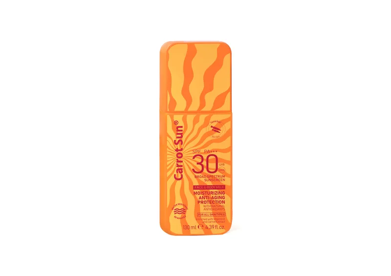 Сонцезахисне молочко для тіла CARROT SUN Broad Spectrum Sunscreen SPF 30+ 130 мл