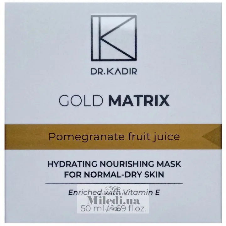 Золота маска омолоджуюча для обличчя Dr. Kadir Gold Matrix Mask