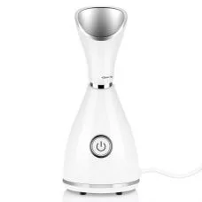 Баня для обличчя парова сауна для обличчя Nano Ionic Facial Steamer Розпарювач для обличчя білий