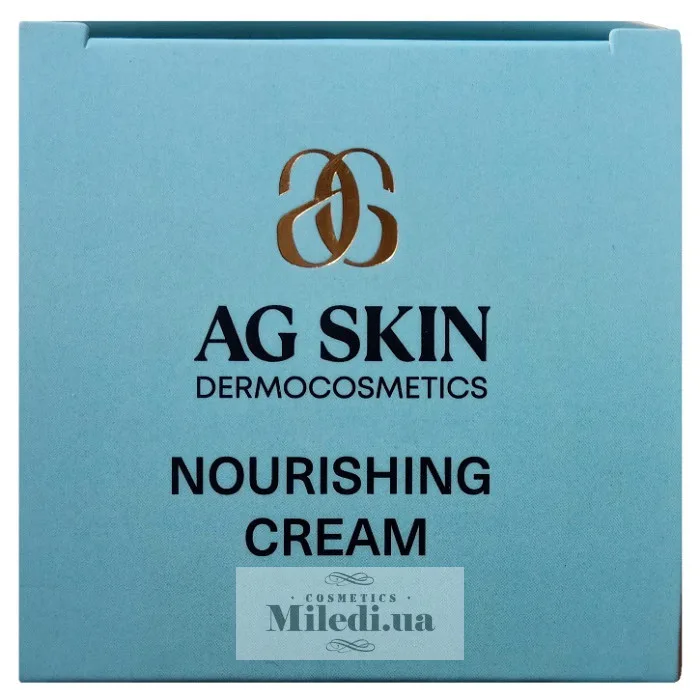 Живильний крем з пептидами та біо фракціями канабіолу AG SKIN Regular Nourishing Cream Cannabis 50 мл